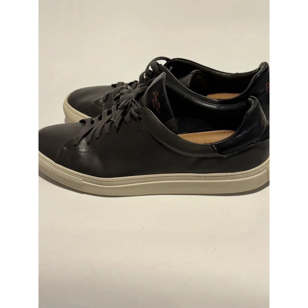 Good Man Brand Edge Sneaker 12 Gray Lace Up Made in Italy Leather